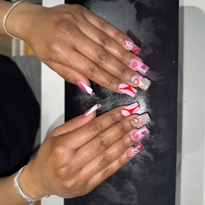Nail work by a My Nail Connection tech