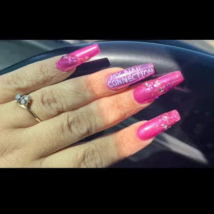 Nail work by a My Nail Connection tech