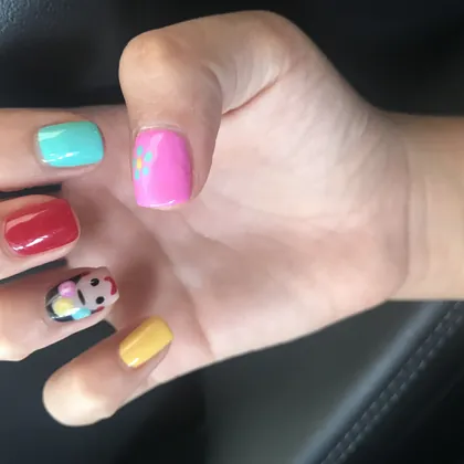 Nail work by a My Nail Connection tech