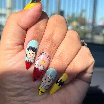 Nail work by a My Nail Connection tech